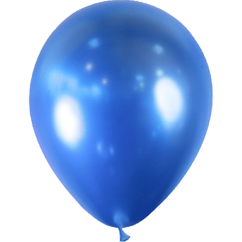 [HG45-25B04] 25 Ballons Brillant 5" Bleu - Balloonia