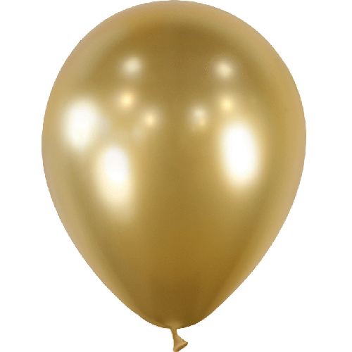 [HG45B01] 100 Ballons 5" Brillant Or - Balloonia