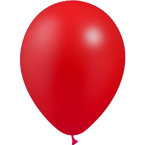 [HG45M-25M83] 25 Ballons Rouge 5" Metal - Balloonia