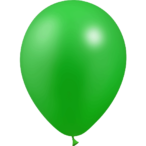 [HG45M91] 100 Ballons 5" Metal Vert - Balloonia