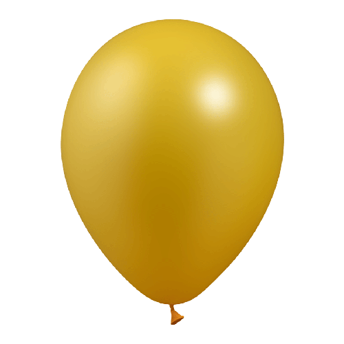 [HG45M94] 100 Ballons 5" Metal Or - Balloonia