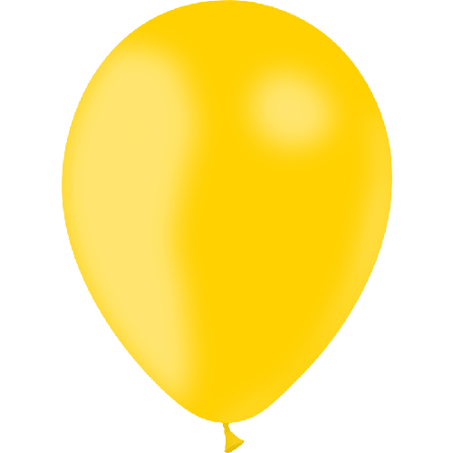 [HG45P23] 100 Ballons 5" Standard Jaune D'Or - Balloonia
