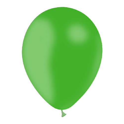 [HG45P38] 100 Ballons 5" Standard Vert - Balloonia