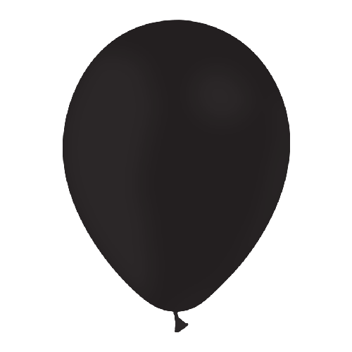 [HG45P41] 100 Ballons 5" Standard Noir - Balloonia