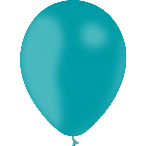 [HG45P43] 100 Ballons 5" Standard Turquoise - Balloonia