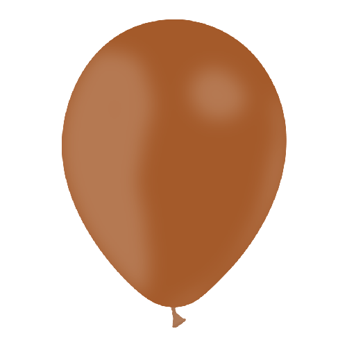 [HG45P45] 100 Ballons 5" Standard Marron - Balloonia