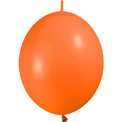 [HG6LP24] 100 Ballons Deco Link 6" Standard Orange - Balloonia