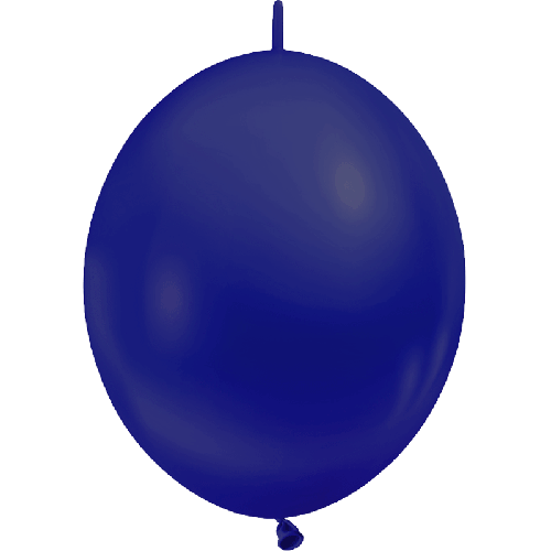 [HG6LP35] 100 Ballons Deco Link 6" Standard Bleu Marine - Balloonia
