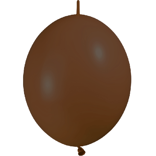 [HG6LP40] 100 Ballons Deco Link 6" Standard Chocolat - Balloonia