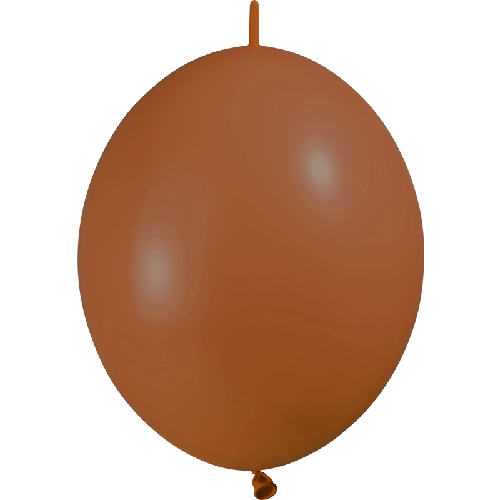 [HG6LP45] 100 Ballons Deco Link 6" (15Cm) Standard Marron - Balloonia