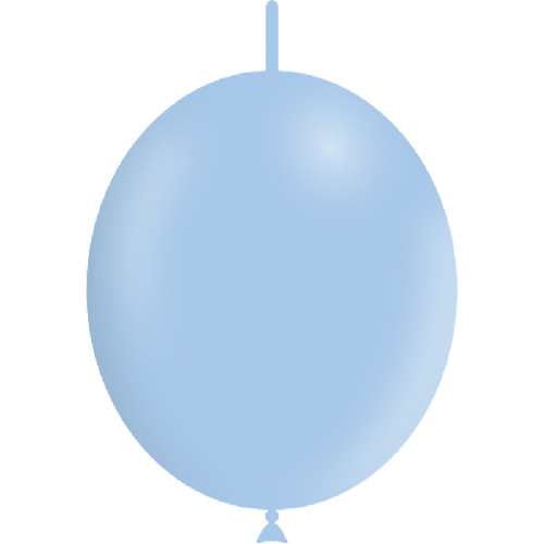 [HG6LT01] 100 Bal Déco Link 6" Pastel Matte Bleu - Balloonia