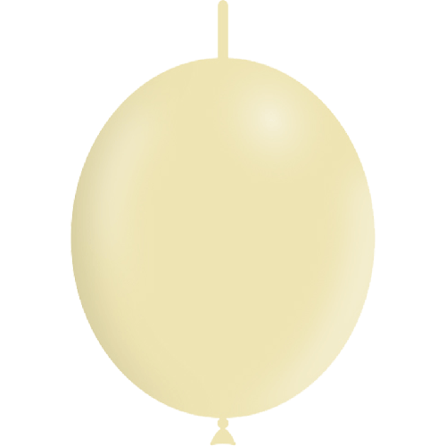 [HG6LT04] 100 Bal Déco-Link 6" Pastel Matte Jaune - Balloonia
