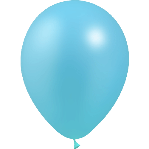 [HG95M89] 100 Ballons 11" Metal Ciel - Balloonia