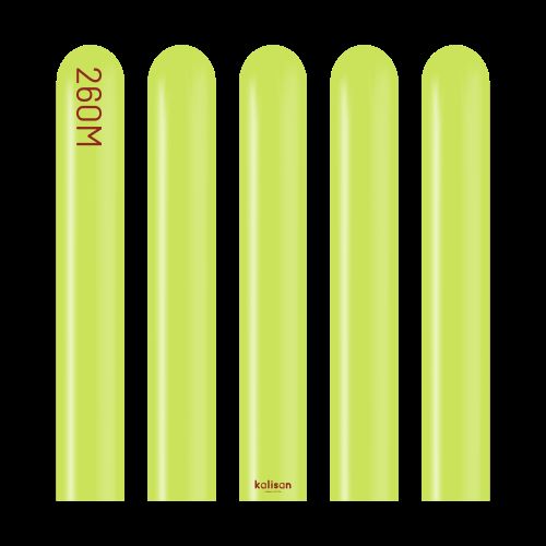 [10223241] 260 Modelling Standard Lime Green 100ct - Kalisan