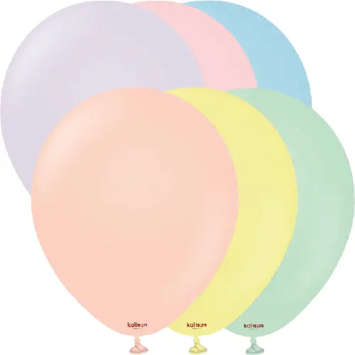 [10530001] 5" Macaron Assorted Latex - Kalisan