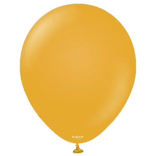 [10580021] 5" retro Mustard  100ct - Kalisan