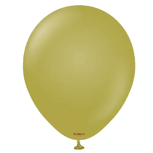 [10580091] 5" retro Olive  100ct - Kalisan