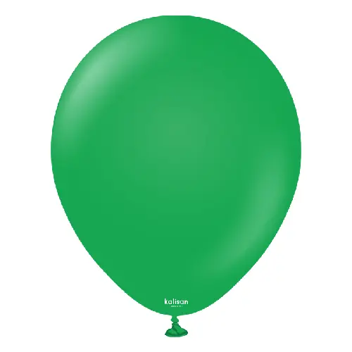 [11223161] 12" Standard Ballon Green 100ct - Kalisan