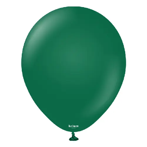 [11223291] 12" Standard Dark Green 100ct - Kalisan