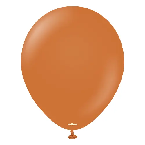 [11223461] 12" Standard Caramel Brown 100Ct - Kalisan