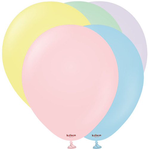 [11230001] 12" Macaron Assorted 100Ct - Kalisan