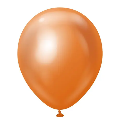 [11250082] 12" Mirror Balloons Copper 50ct - Kalisan