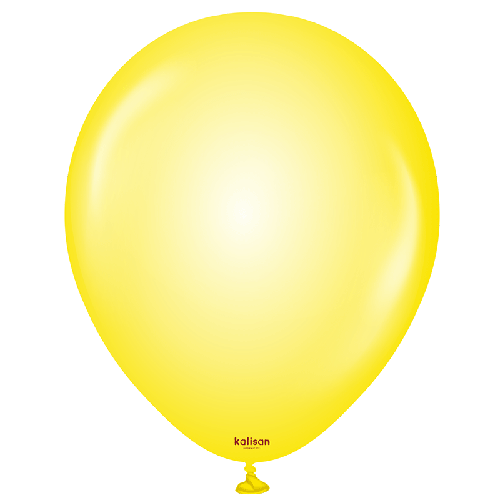 [11260081] 12" Crystal Yellow 100Ct - Kalisan