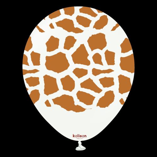 [21254743] 12"  White Imprimé Girafe 25 Bal- Kalisan