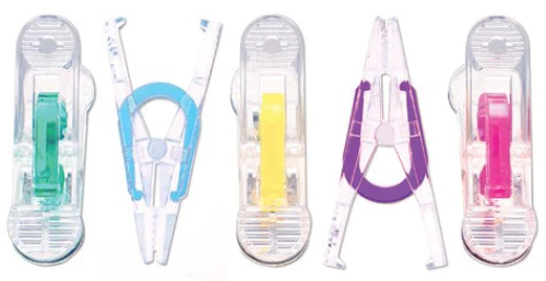 [C91020] CLIP N WEIGHT II ASSORTIS PASTEL*100 (FR)
