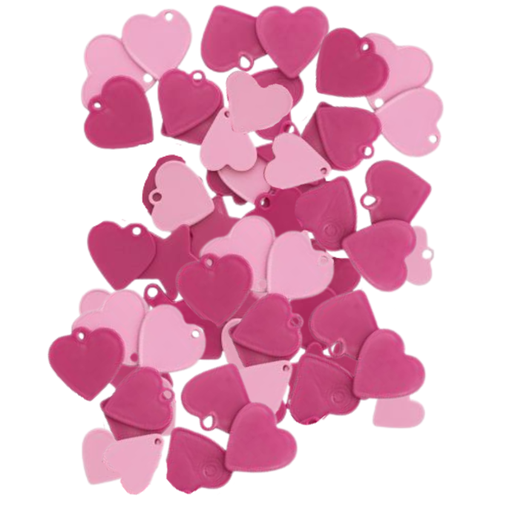 [C92006] 10 Poids Assortis Coeur Rouge et Rose 80gr