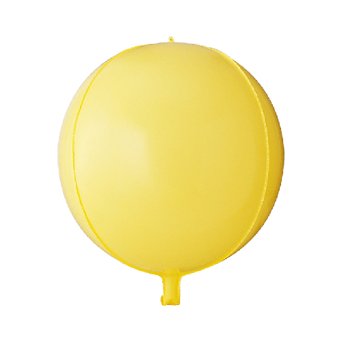 [A2224-22] Orbz Pastel Jaune 22"