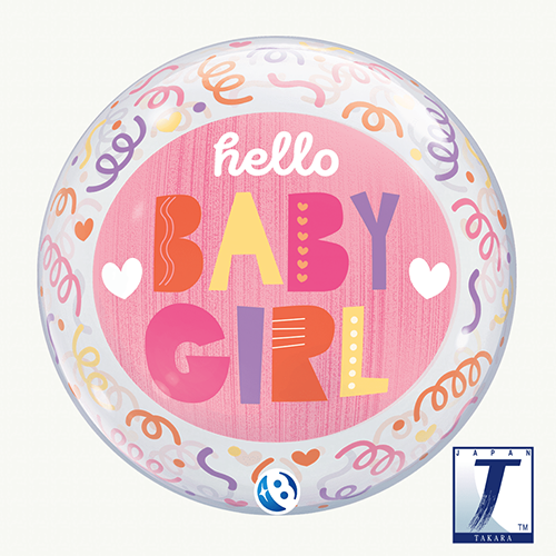 [TK00035] Bubble Baby Girl Streamers 22" - Takarakosan