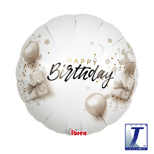 [TK0201213119] 14" Alu Rond Excellent Birthday - Takarakosan