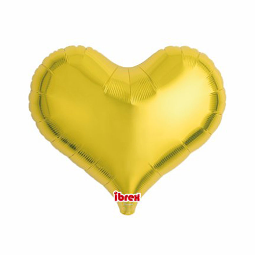[TK0201211507] 14" Alu Coeur Jelly Heart Metallic Gold/Or - Takarakosan