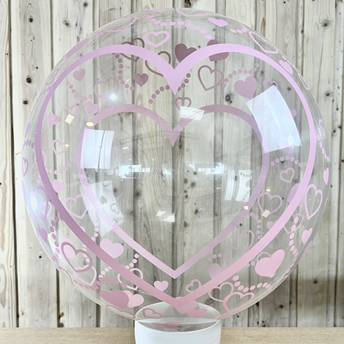 [TK0201410008] Poche De 10 Bubble T-Balloons 555Mm Print-Love Heart - Takarakosan