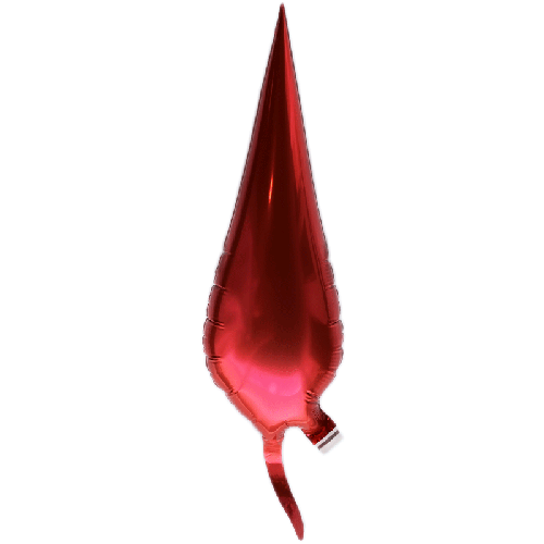 [TK0201910002] Pointe Metallic Million Star Rouge Gm 45Cm - Takarakosan
