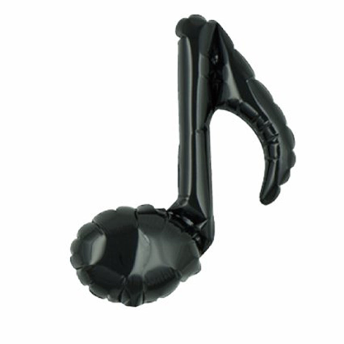 [TK0201910557] Note De Musique Simple Noir/Black Sans Valve 9" Alu - Takarakosan
