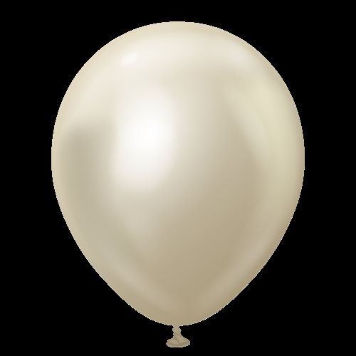 [11850110] 18"  Mirror White Gold 25 Bal- Kalisan