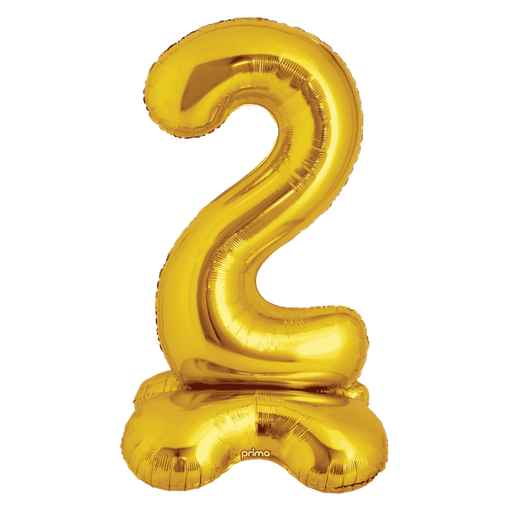 [PF-GDST2-40] 1 alu 40" Gold Standing number '2' - Prima