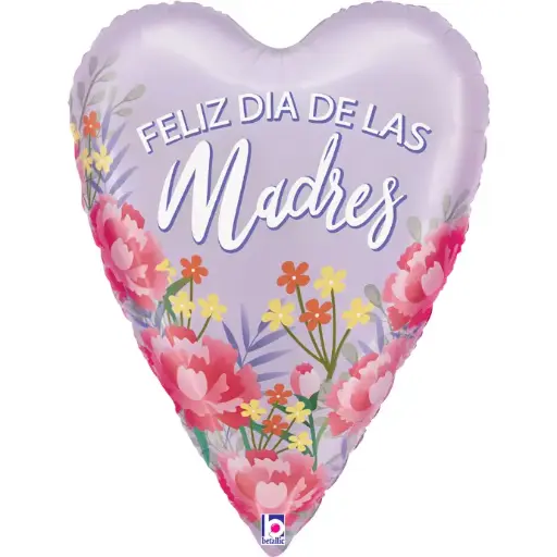 [G25436-P] Coeur de Satin Fêtes des Mères 30" - Grabo