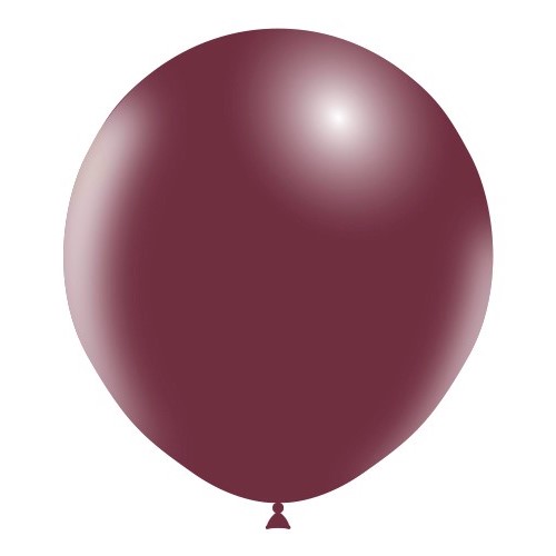 [HG118-25P49] 25 Ballons 18" Standard Bordeaux- Balloonia