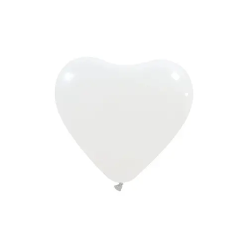 [GPF/11.M.54] 100 bal 6" Coeur Métal Blanc - Cattex FDS