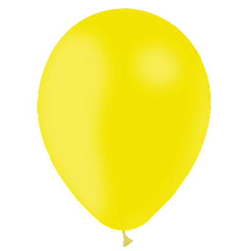[HG95-24P22] 24 Ballons 11" Standard Jaune Citron 
