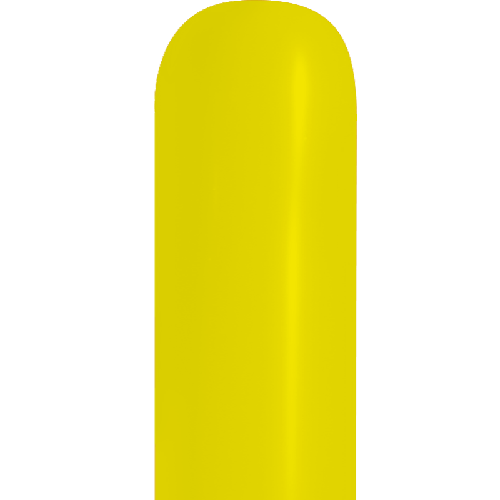 [HG360-50P22] 50 Ballons À Modeler 360 Jaune Citron FDS