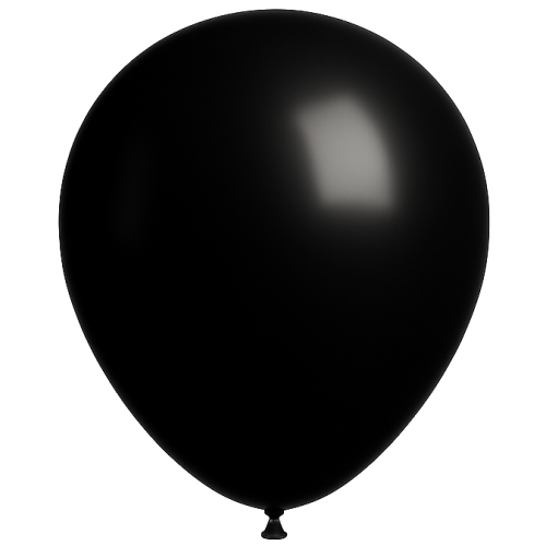 [S45NOIR] 5 Ballons 45cm Noir