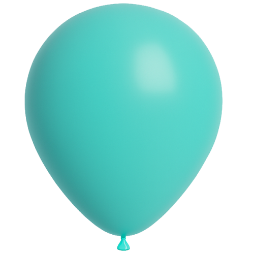 [S13VERTDEAU] 25 Ballons 13cm Vert d'eau