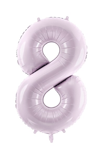 [FB230G-8-014] 1 Alu Chiffre "8" Violet 28" ( 72cm ) 