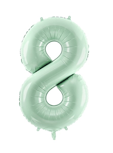 [FB230G-8-012] 1 Alu Chiffre "8" vert 28" ( 72cm ) 