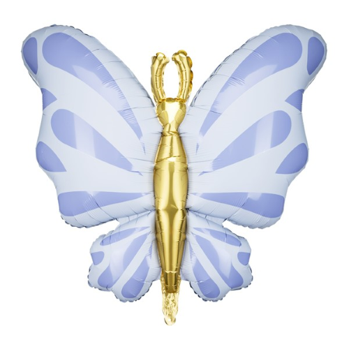 [FB248-011] 1 Alu Papillon Bleu de 69x69 cm (Paille incluse) 