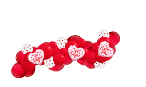 [KITGUIRLANDE2] Kit GUIRLANDE ORGANIQUE St valentin - Love